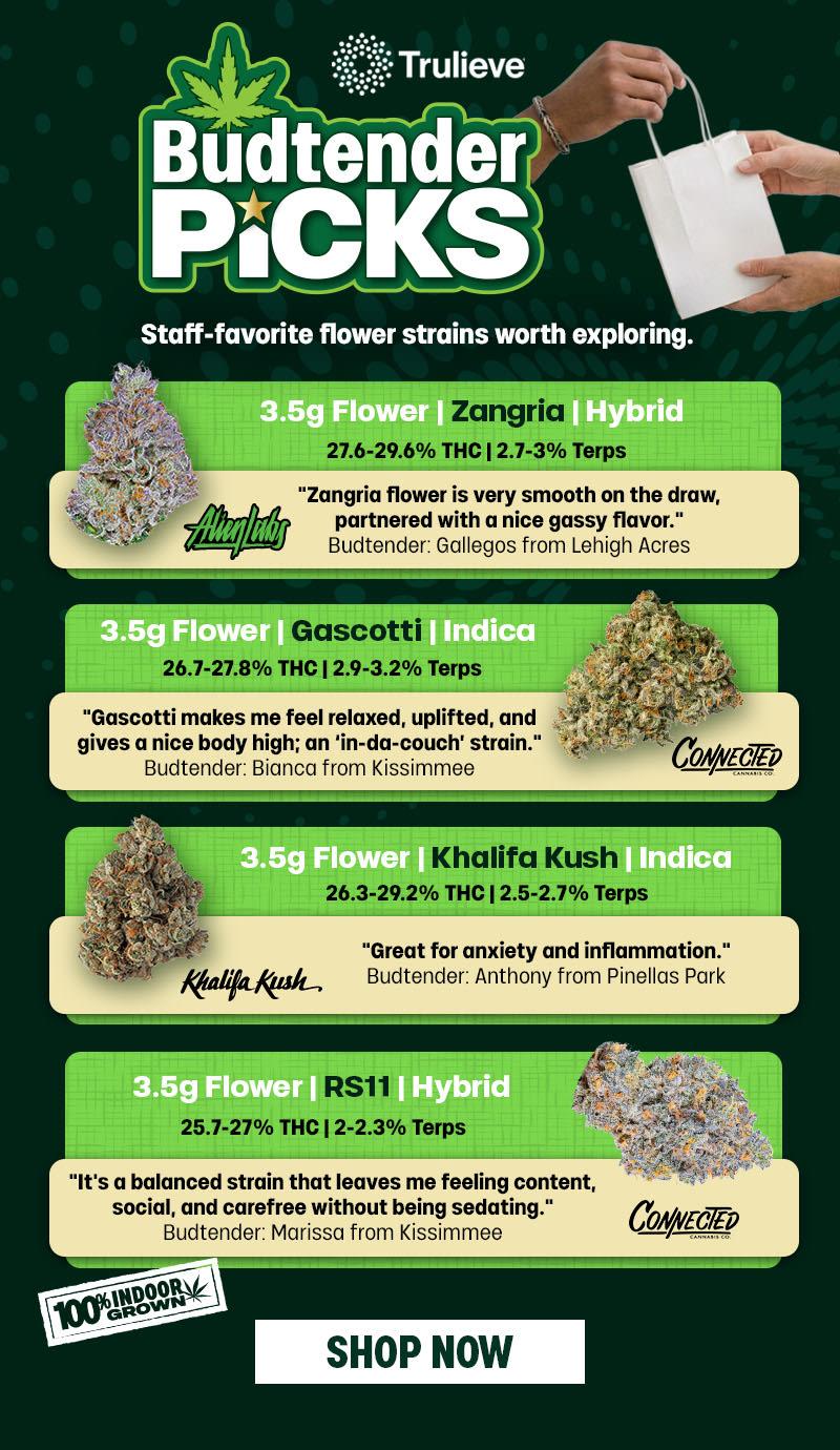 Featured Flower Strains: 100% Indoor Grown - Cannabis deal image