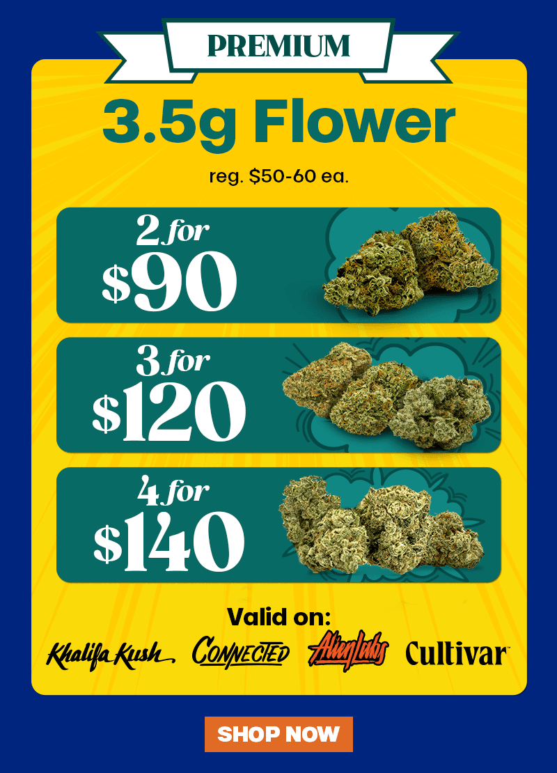 Premium 3.5g Flower Deals - Cannabis deal image
