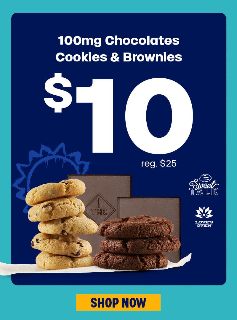 100mg Chocolates for $10
