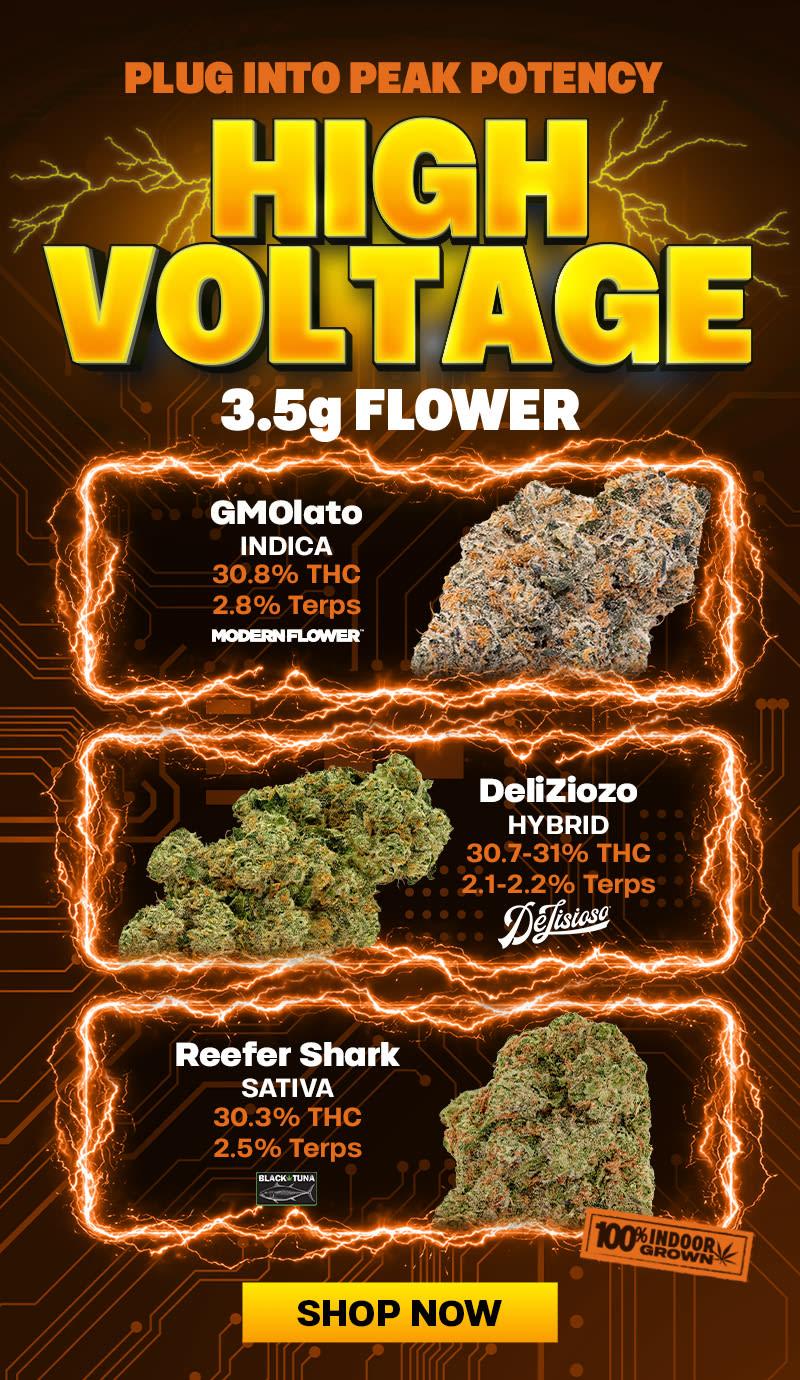 High Voltage 3.5g Flower Showcase - Cannabis deal image