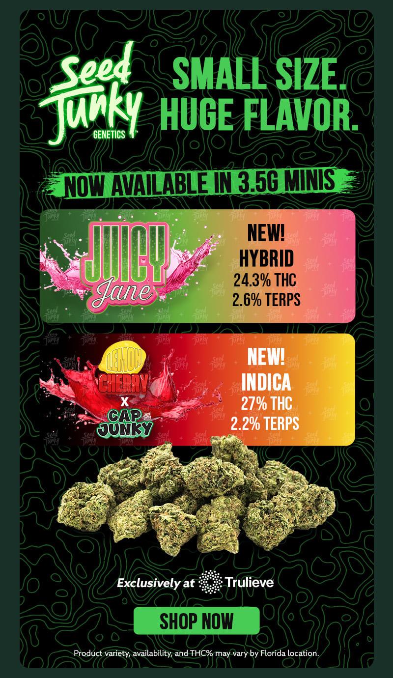 Seed Junky Genetics Minis Now Available - Cannabis deal image