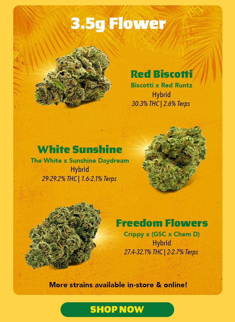 3.5g Flower Deals Available