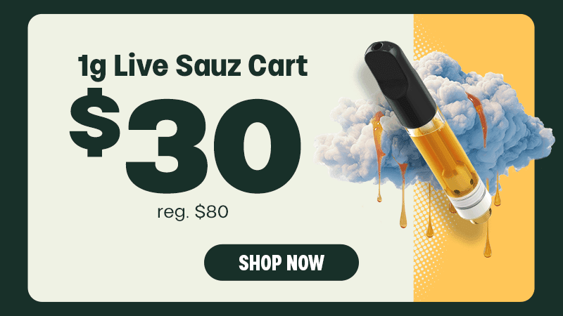 Live Sauz Cart $30 (Reg. $80) - Cannabis deal image