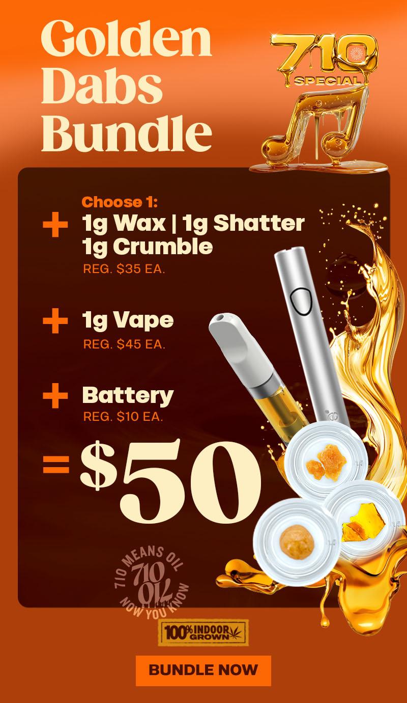 Golden Dabs Bundle Special - Cannabis deal image