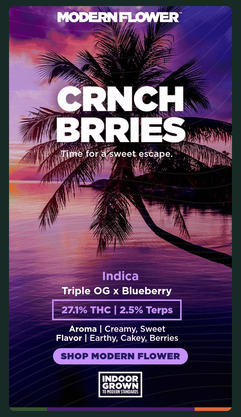 Featured: CRNCH BRRIES Indica Strain
