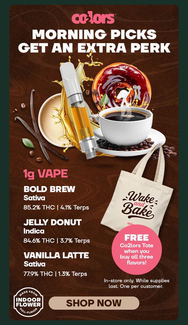 Morning Picks: Free Tote with Vape Bundle - Cannabis deal image
