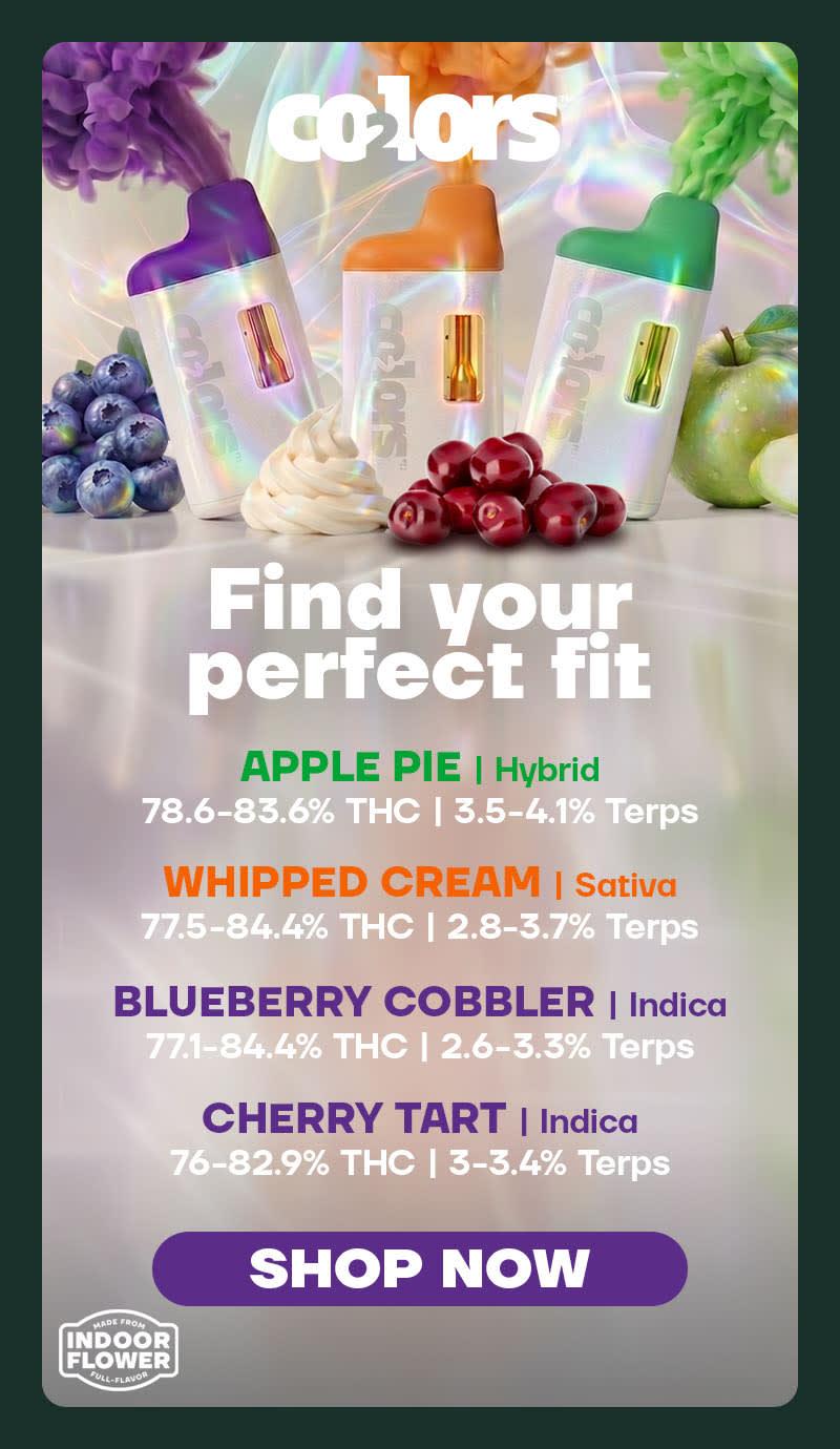 Colors Cannabis Vape Product Showcase