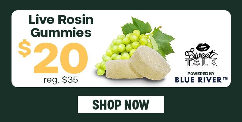 Live Rosin Gummies Special Price - Cannabis deal image