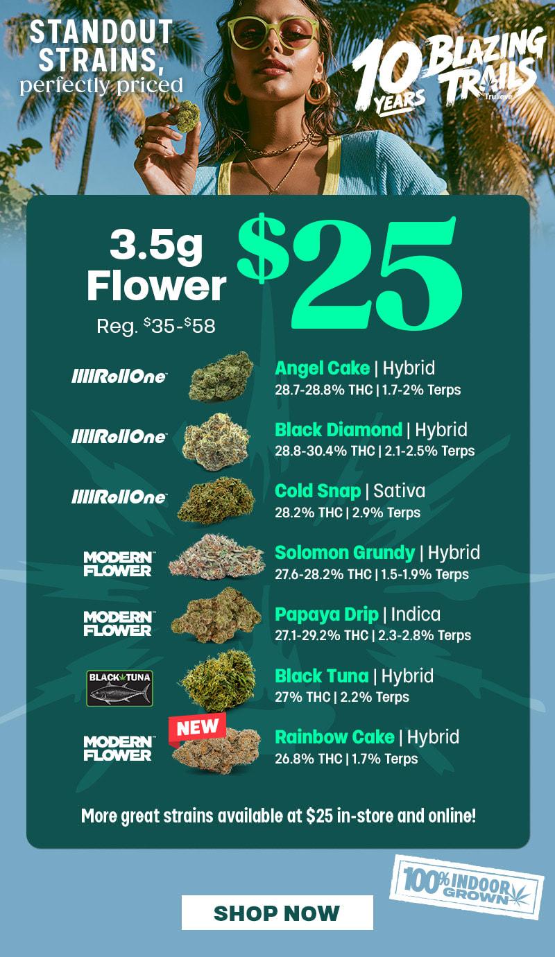 3.5g Flower for $25 & 100% Indoor Grown - Cannabis deal image