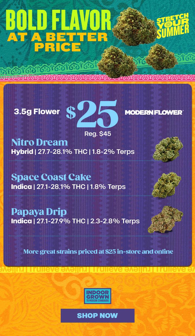 3.5g Flower for $25
