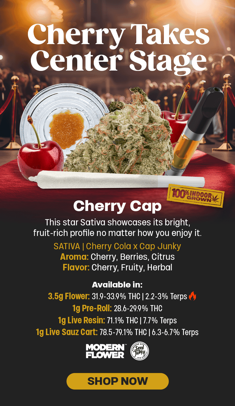 Cherry Cap Flower, Pre-Rolls, Live Resin & Carts - Cannabis deal image