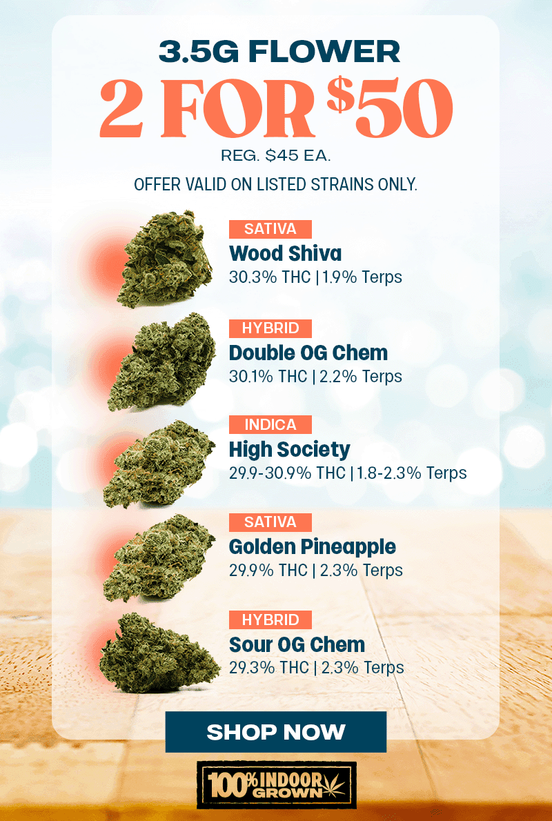 2 for $50 Flower Deal
