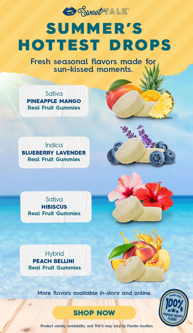 Summer's Hottest Drops: Real Fruit Gummies - Cannabis deal image