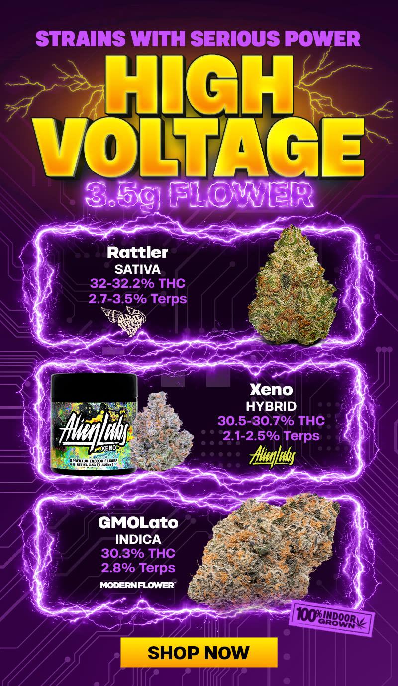 High Voltage Flower Strains - Cannabis deal image