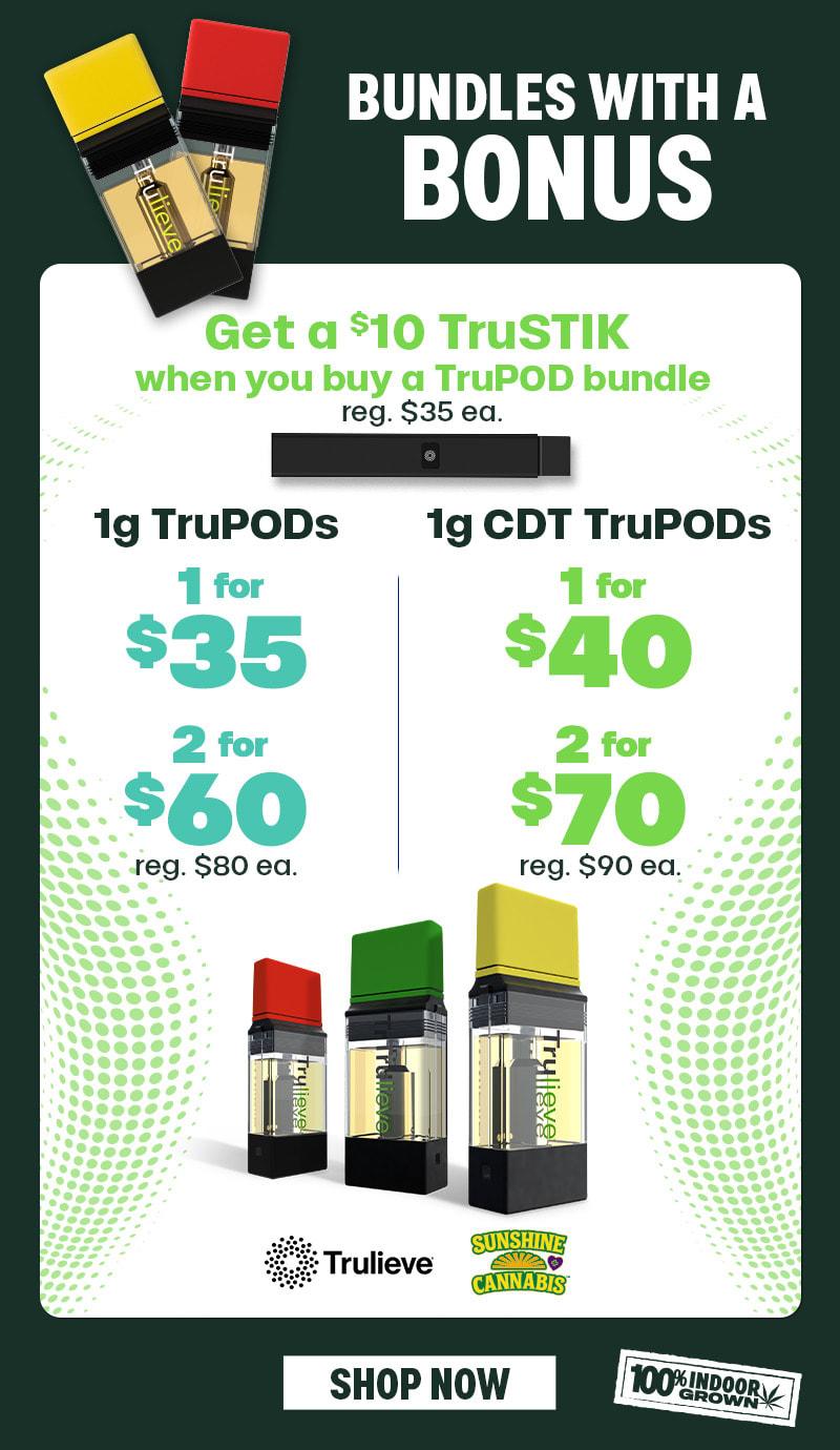TruPOD Bundles with Bonus TruSTIK