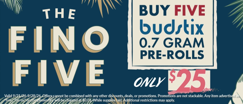 Buy Five Budstix Pre-Rolls For $25