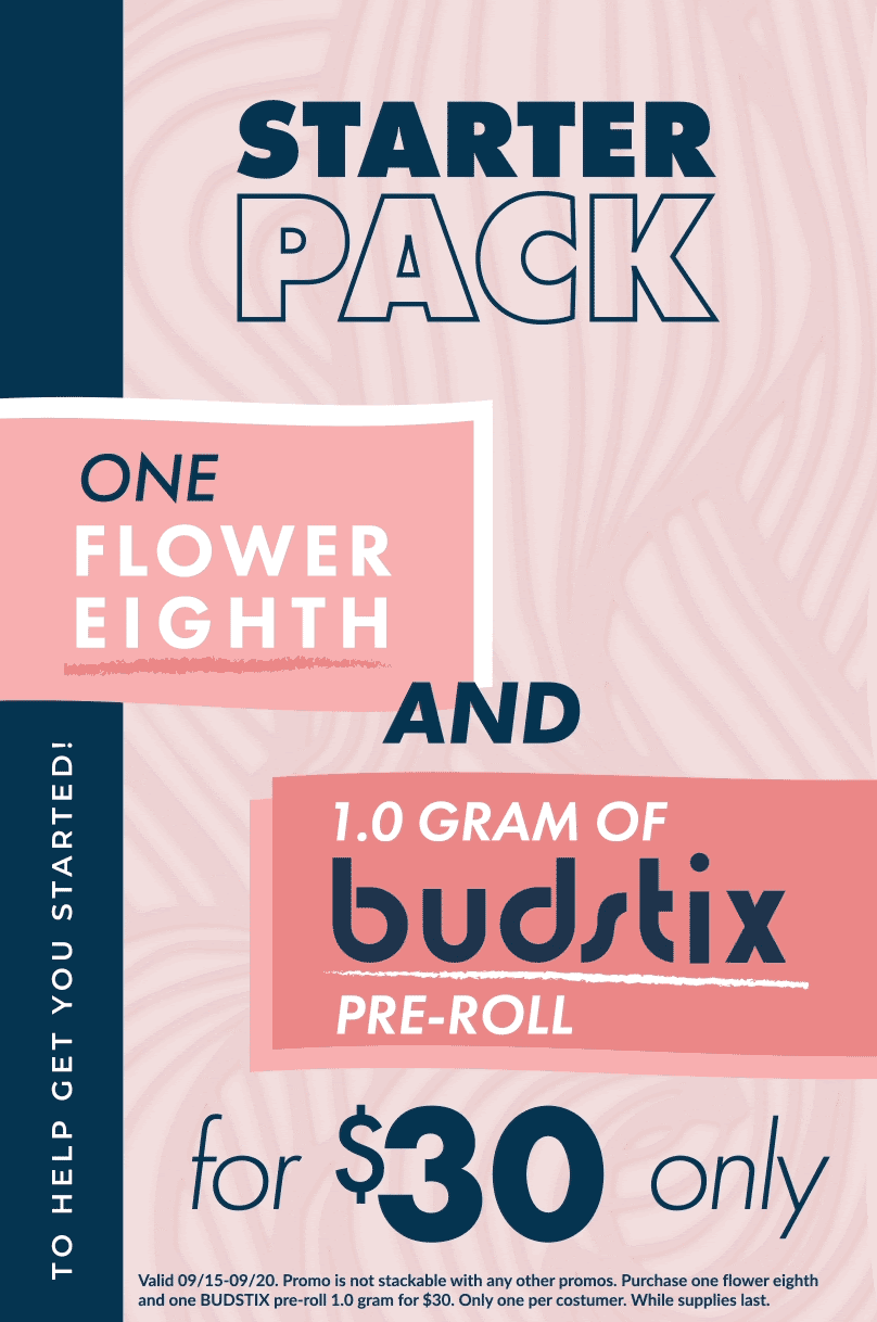 Starter Pack: Eighth + Budstix $30