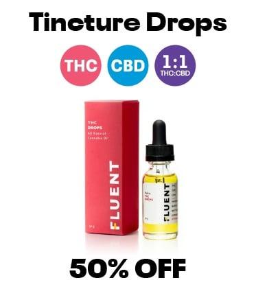 50% Off Tincture Drops - Cannabis deal image