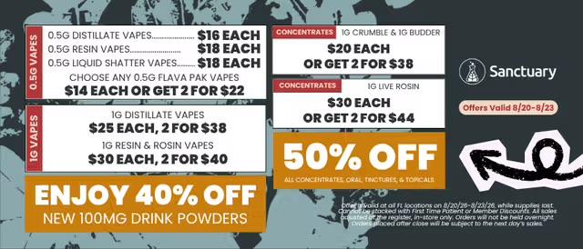 Vape Deals, Concentrates, and 50% Off Select Items