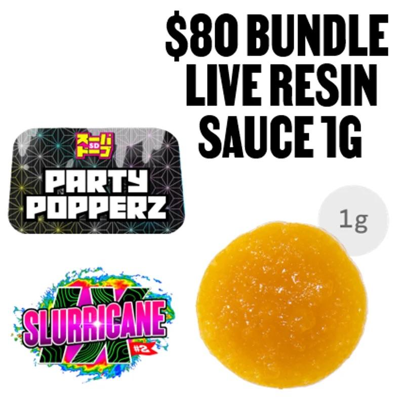 $80 Bundle Live Resin Sauce 1G