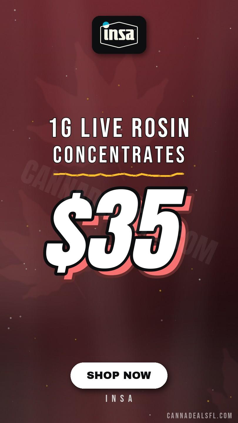 $35 - 1g Live Rosin Concentrates - Cannabis deal image