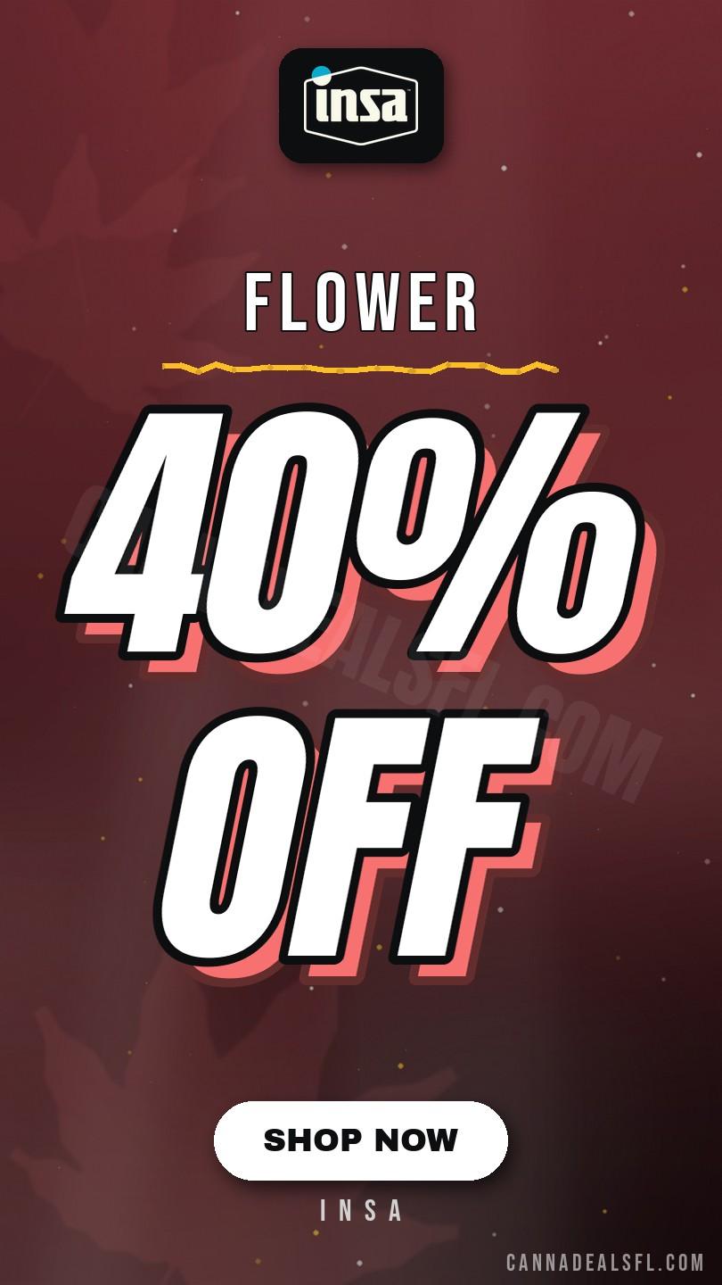 Flower - 40% Off
