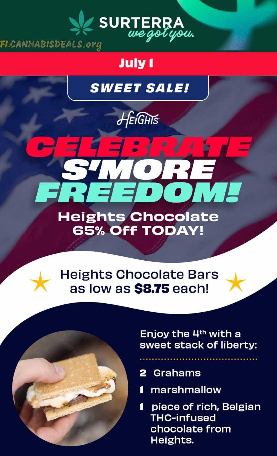 Celebrate S'more Freedom! Chocolate Deals