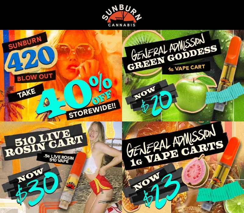 40% Off Storewide & Vape Deals - Cannabis deal image