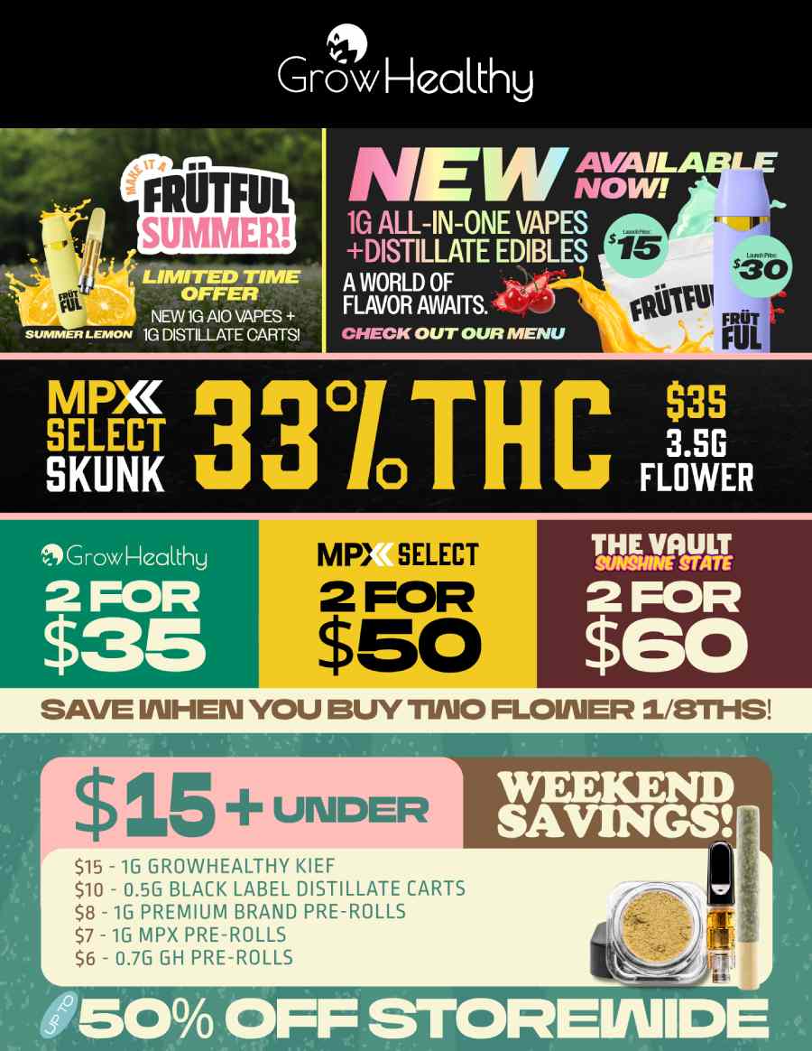 Weekend Savings & New Arrivals Available Now! - Cannabis deal image