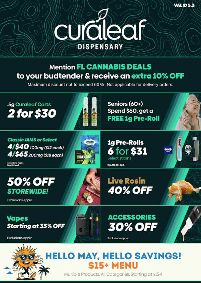 May Savings: Discounts and Deals Galore! - Cannabis deal image