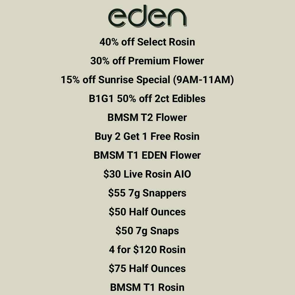 Rosin, Flower, Edibles & Daily Specials - Cannabis deal image
