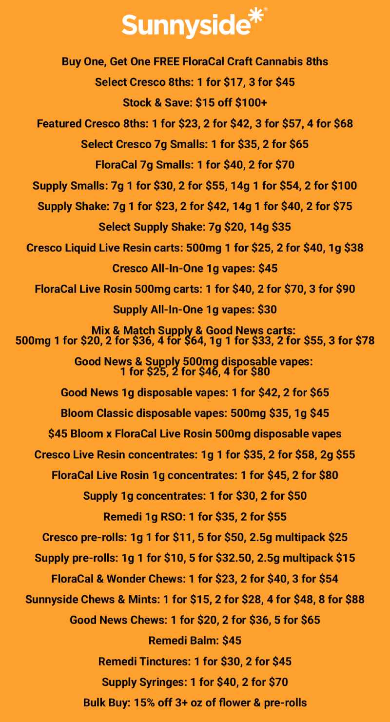 BOGO Flower, Mix & Match Carts, & Bulk Discounts