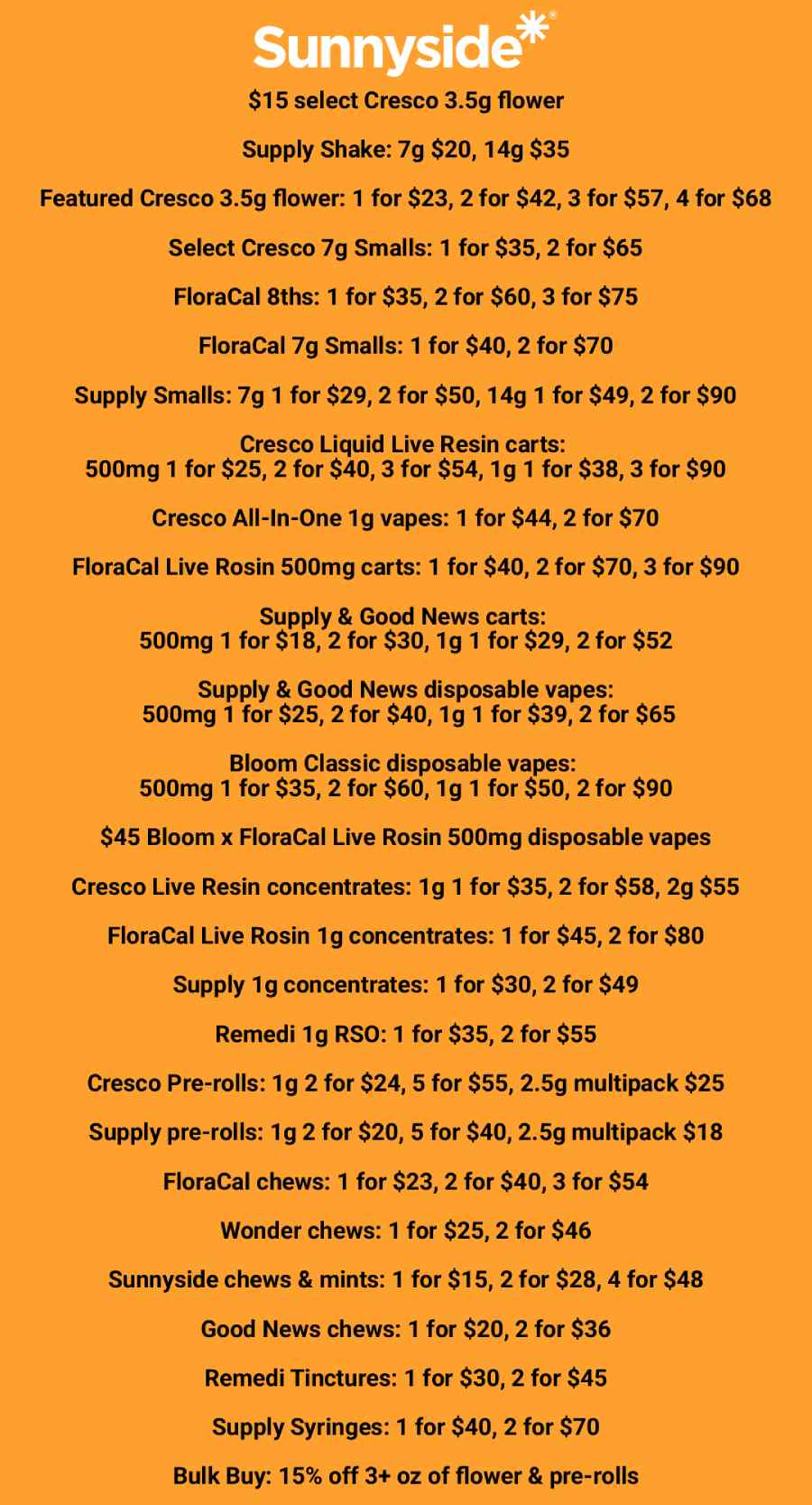 Flower, Vapes, Edibles & More Deals - Cannabis deal image