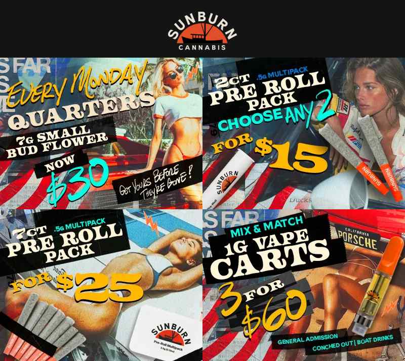 Monday Quarters, Pre-Rolls & Vape Cart Deals - Cannabis deal image