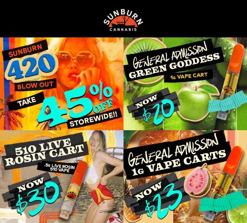 Storewide Blow Out Deals & Vape Carts - Cannabis deal image