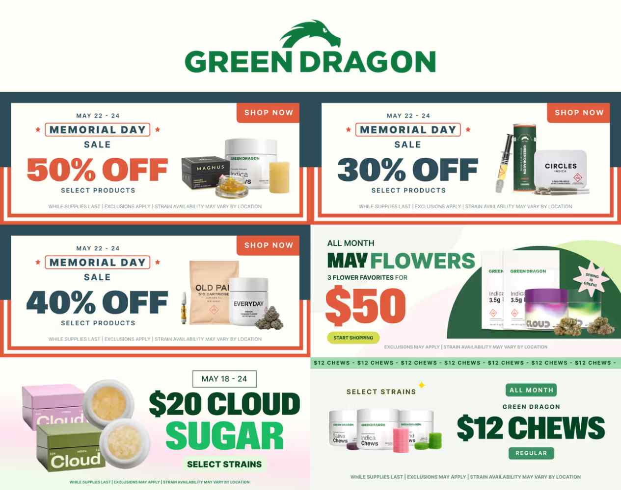 Memorial Day Sales & Flower Deals - Cannabis deal image