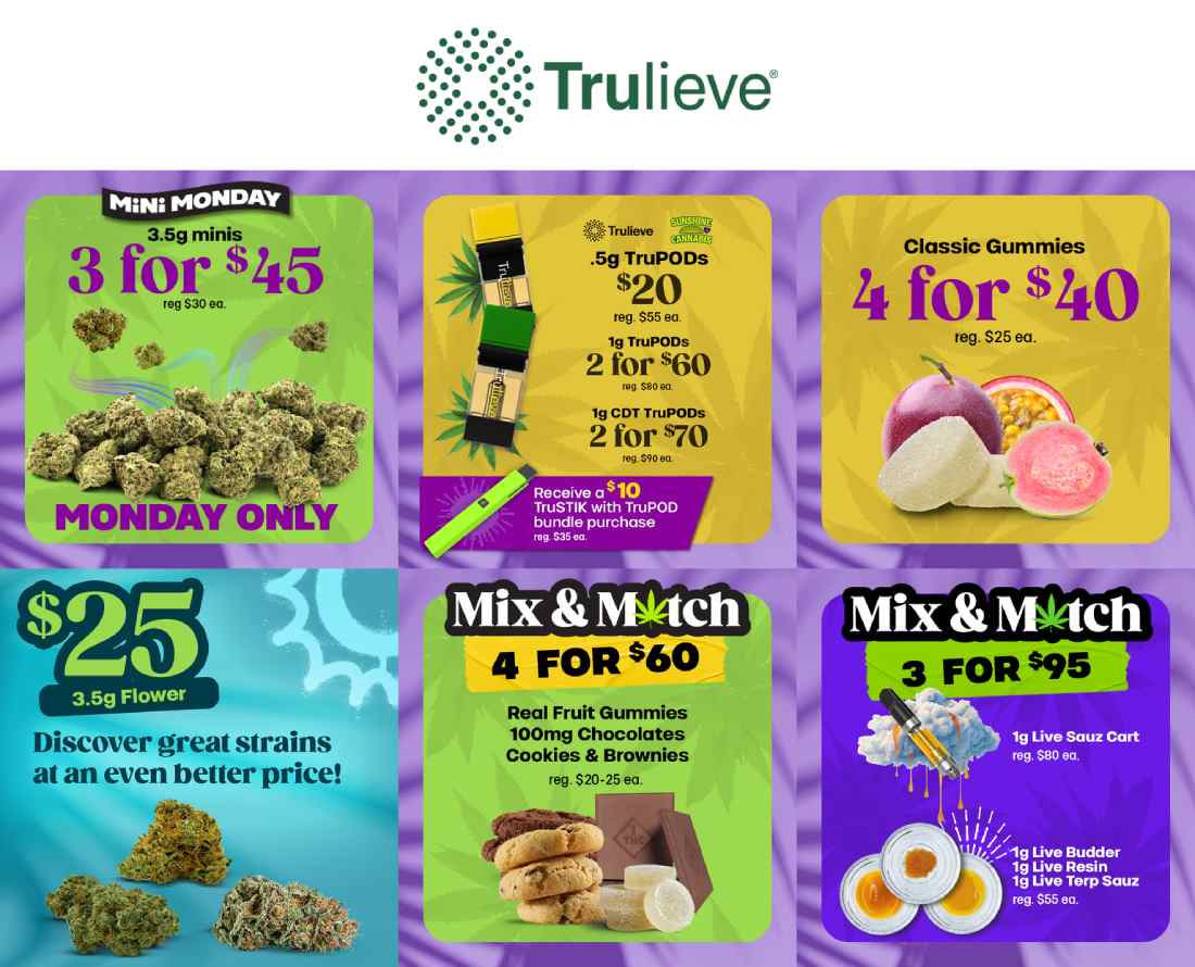 Mix & Match Deals on Flower, Vapes, and Edibles - Cannabis deal image