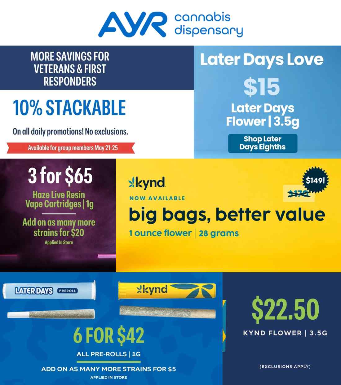 Big Bags, Better Value & Pre-Roll Deals - Cannabis deal image