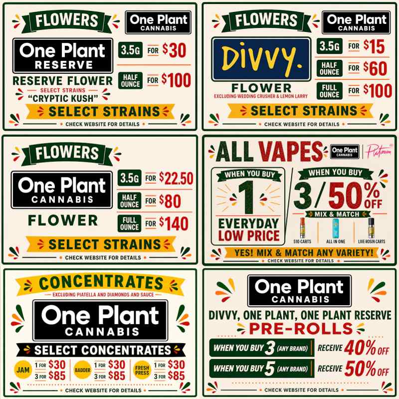 Flower Deals, Vape Discounts & Concentrate Bundles - Cannabis deal image