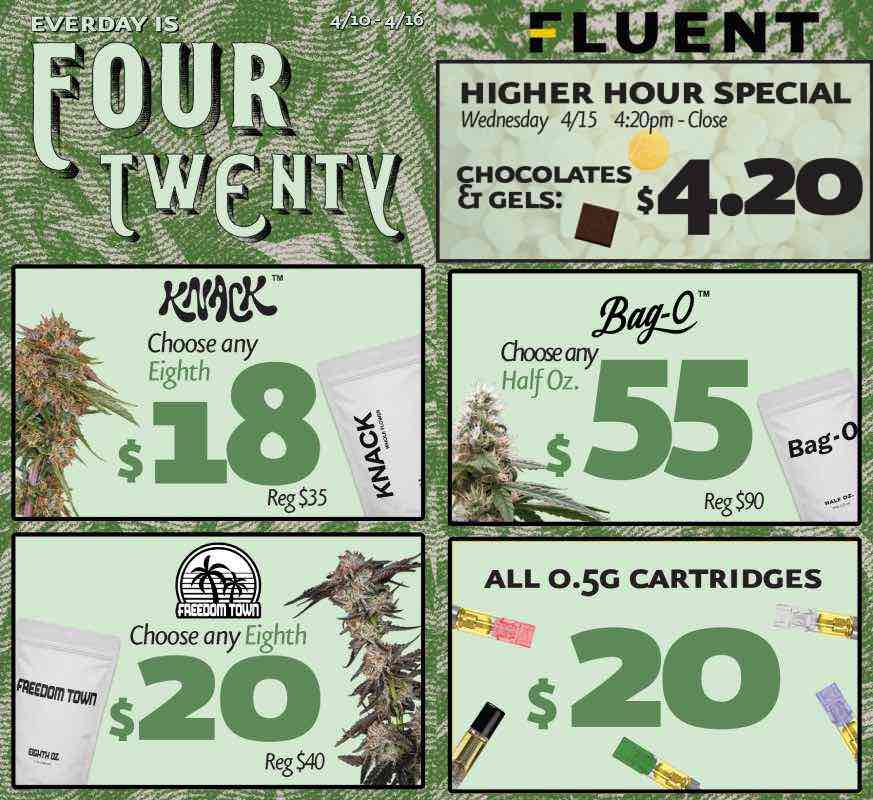 Deals on Flower, Carts, and Chocolates - Cannabis deal image