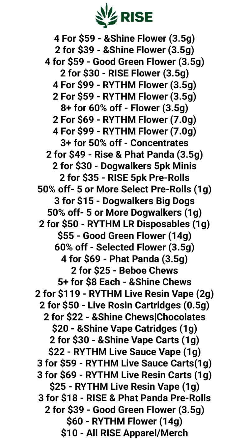 Flower, Vapes, Edibles & Concentrates Deals - Cannabis deal image