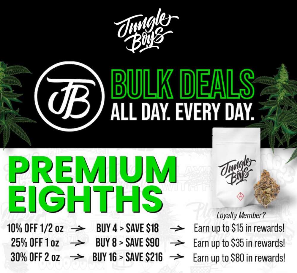 Bulk Deals on Premium Eighths & Loyalty Rewards - Cannabis deal image
