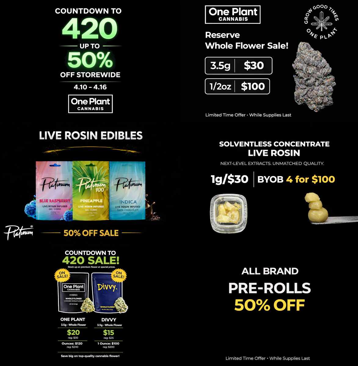 Up to 50% Off Storewide & More! - Cannabis deal image