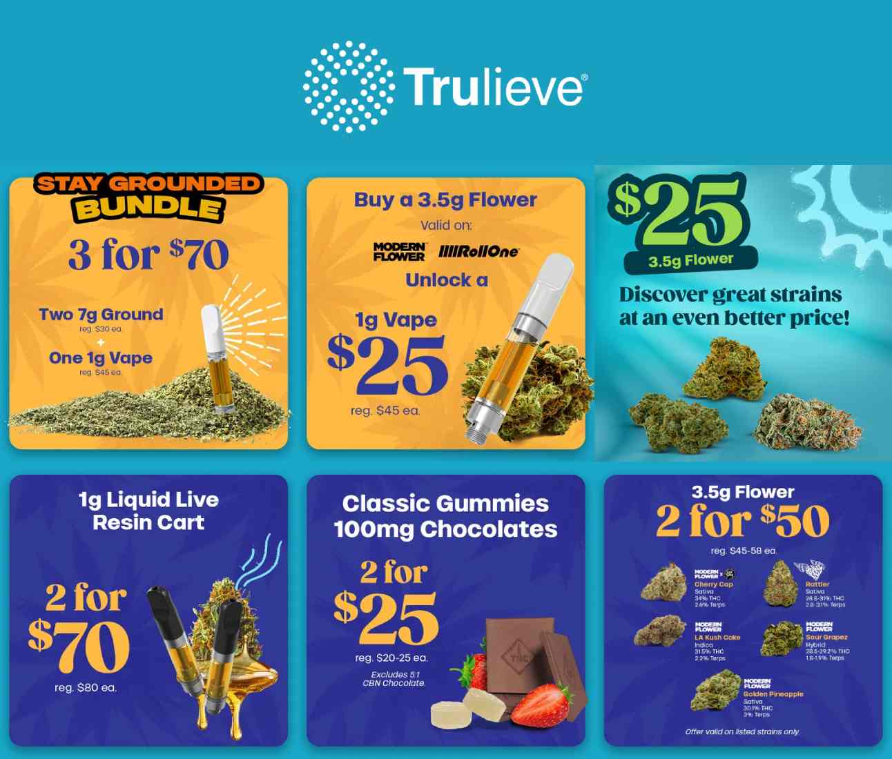 Bundles, Vapes, Flower & Edible Deals - Cannabis deal image