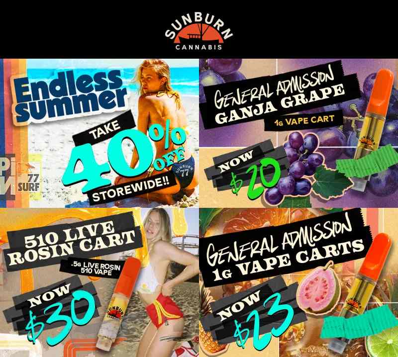 Endless Summer Deals: Storewide & Vape Carts - Cannabis deal image