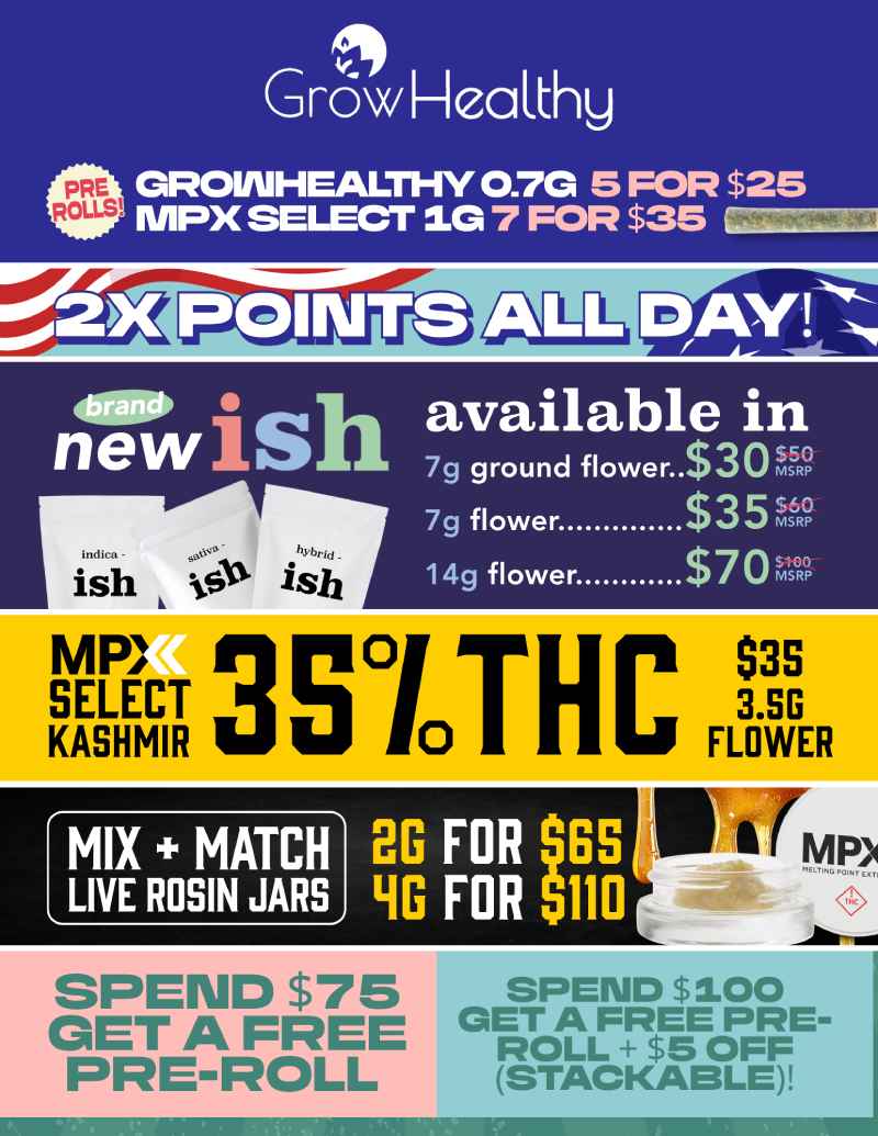 Points, Pre-Rolls, Mix & Match, and Flower Deals
