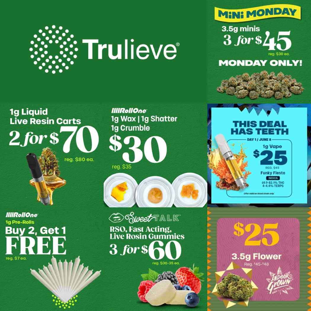 Monday Minis, BOGO Pre-Rolls & More Deals! - Cannabis deal image
