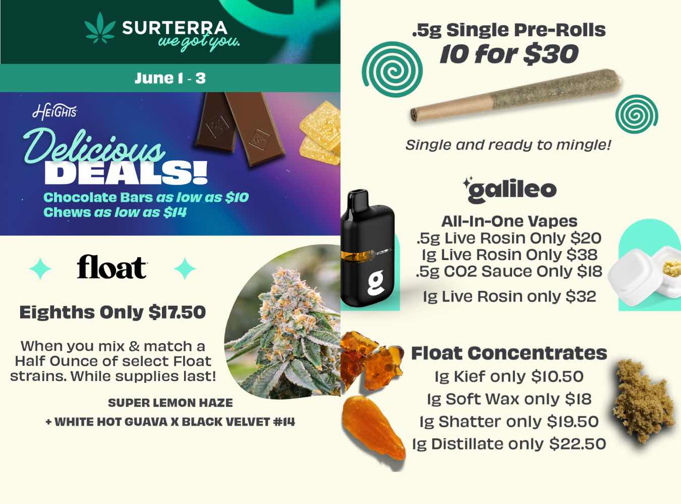 Delectable Deals on Flower, Vapes & More! - Cannabis deal image