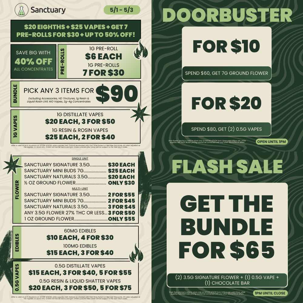 Doorbuster Deals & Flash Sale Bundles - Cannabis deal image