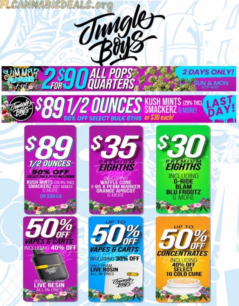Summer Flower Fest: Deals on Quarters, Ounces & More - Cannabis deal image
